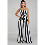 Stripe Palazzo Jumpsuit